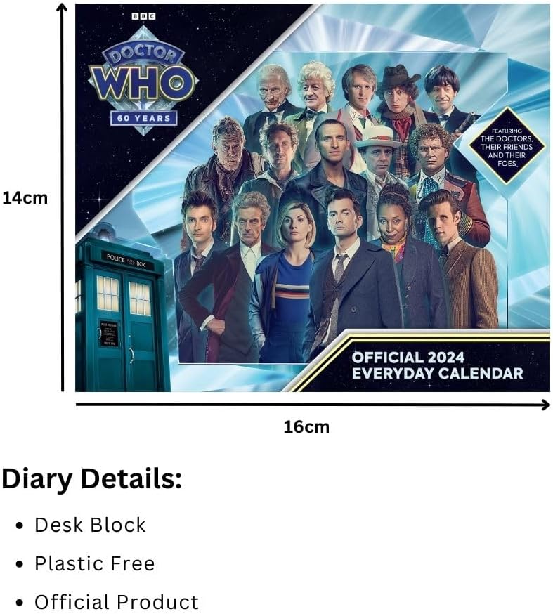 Doctor Who 2024 Desk Calendar