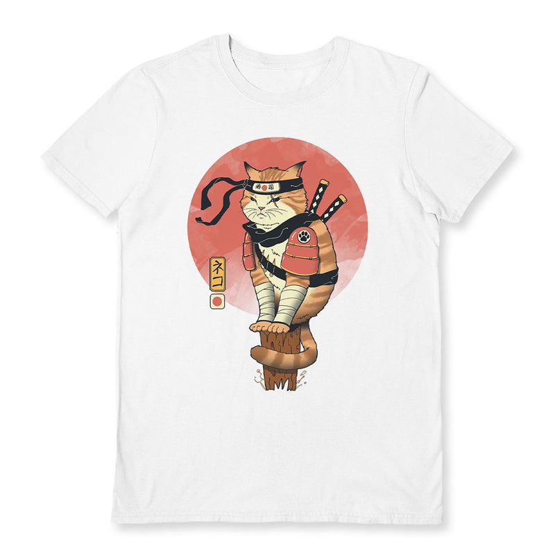 VINCENT TRINIDAD (SHINOBI CAT) WHITE UNISEX T-SHIRT SMALL
