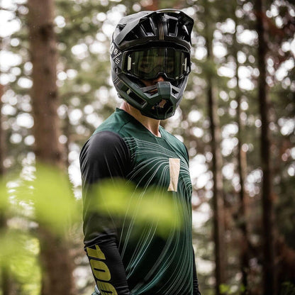 100% R-Core X Long Sleeve Limited Edition Jersey 2022 Forest Green M
