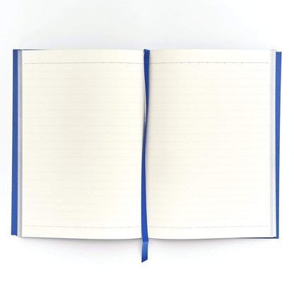 Colourblock A5 Notebook Royal Blue