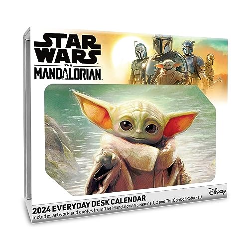Star Wars The Mandalorian 2024 Desk Calendar