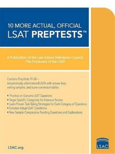 10 More, Actual Official LSAT Preptests
