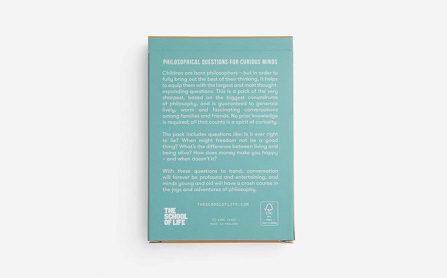 The School Of Life - Philosophical Questions For Curious Minds - Card Set