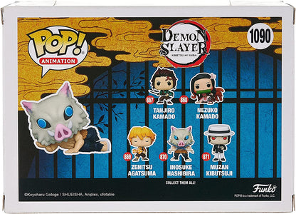 Funko POP! Animation #1090 Demon Slayer Inosuke Hashibira Lounging in Mask Vinyl Figure - BoxLunch Exclusive