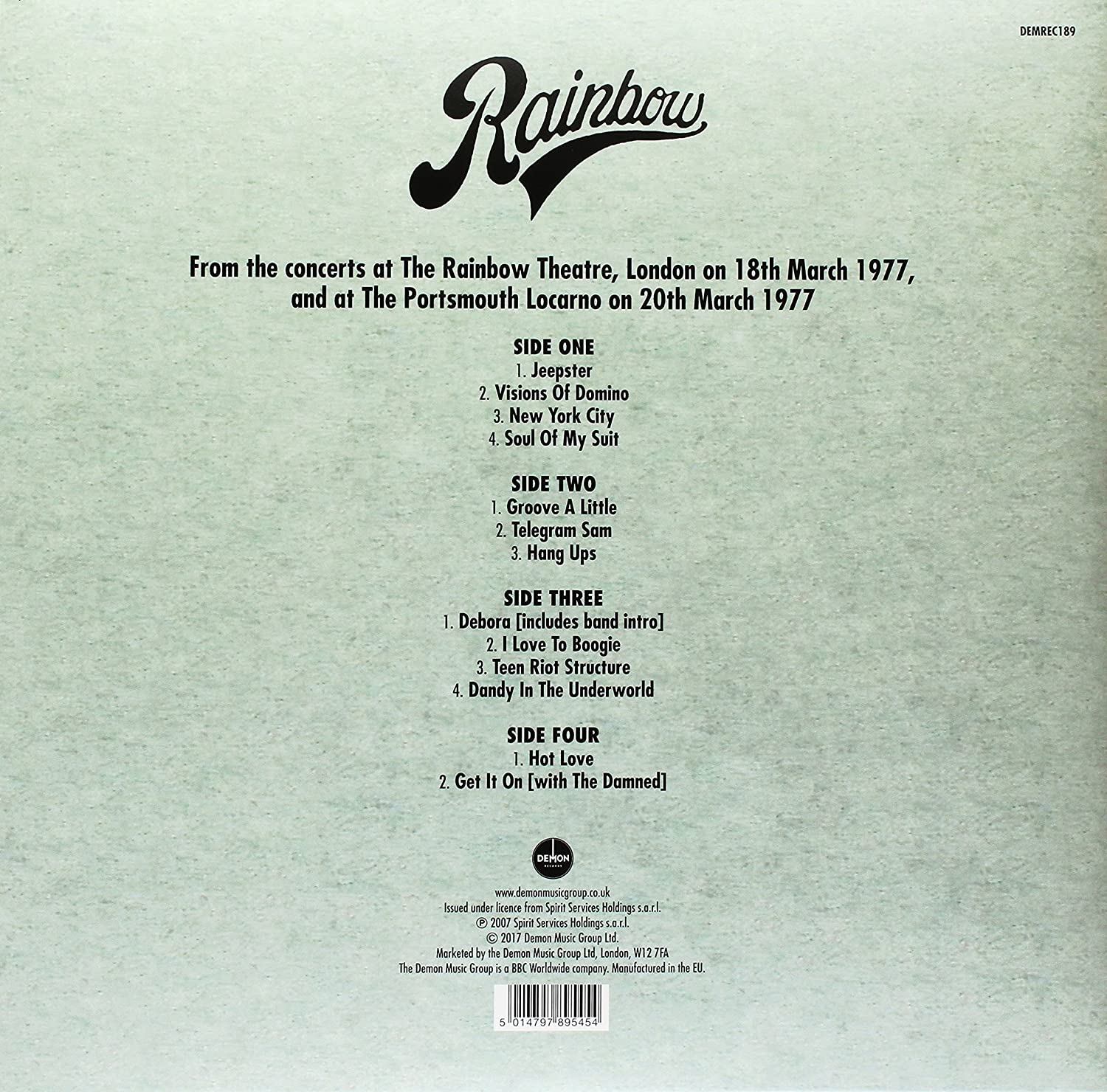 Live 1977-40 Anniv.Editon (Gtf.Green