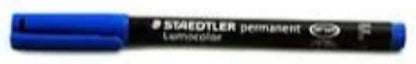 Staedtler - Staedtler Lumocolor OHP Pen Permanent Fine 0.6mm Line Blue (Pack 10) 318-3