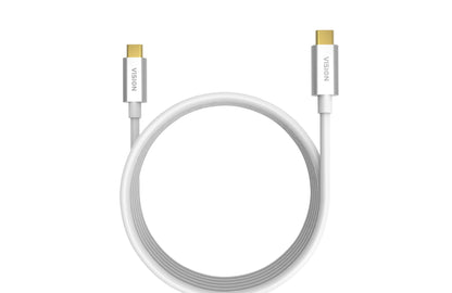 Vision TC 4MUSBC USB cable 4 m USB 3.2 Gen 2 (3.1 Gen 2) USB C White