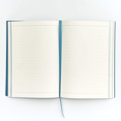 Colourblock A5 Notebook Peacock
