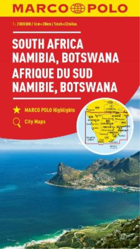 South Africa, Namibia & Botswana Marco Polo Map