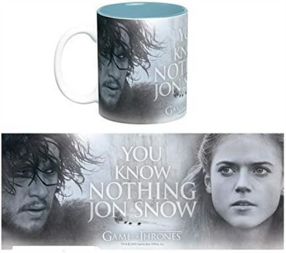 ABYstyle-ABYMUG184 Marvel Game of Thrones Large You Know Nothing Mug for Adults ABYMUG184