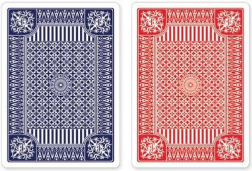 Premium Playing Cards Poker Blue/Red
