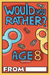 Would You Rather Age 8 Version