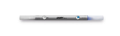 LAMY Includes Plastic Ink Eraser with Eraser tip and Correction tip - Exclusively for Erasing Royal Blue Ink white-silver Lace M