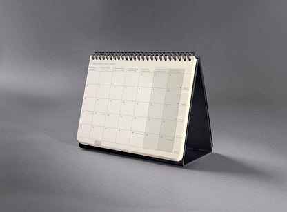 SIGEL C2481 Conceptum Desktop planner 2024, approx. A5, approx. A5, black, hardcover, 2 pages = the month at the bottom and notes at the top, 144 pages