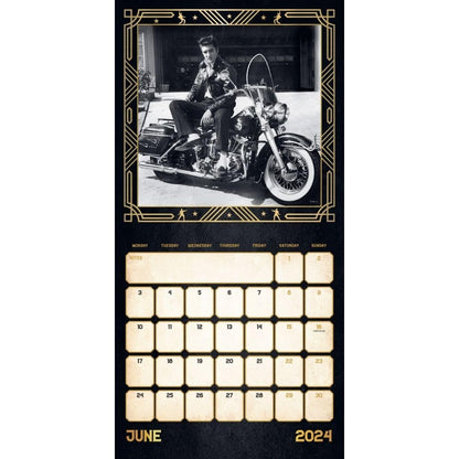 Elvis Presley 2024 Square Wall Calendar