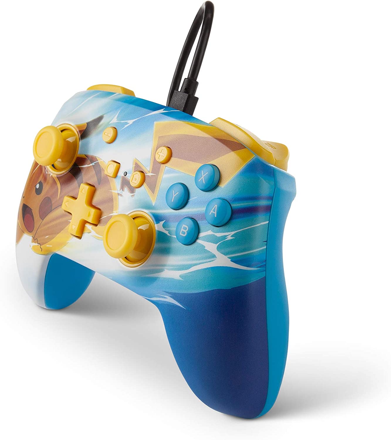 PowerA Pokémon Verbesserter kabelgebundener Controller für Nintendo Switch – Pikachu Charge Pokémon: Pikachu Charge