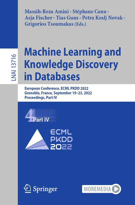 Machine Learning and Knowledge Discovery in Databases : European Conference, ECML PKDD 2022, Grenoble, France, September