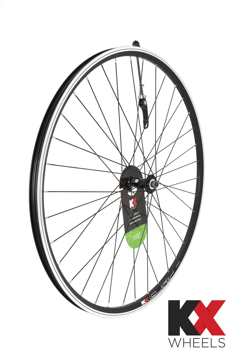 KX Hybrid 700C Doublewall Q/R Wheel Rim Brake (Front) - Silver