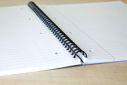 Hamelin - Cambridge Notebook A4 Recycled Card Cover Wirebound Ruled Margin 100 Pages (Pack 5) 400020196