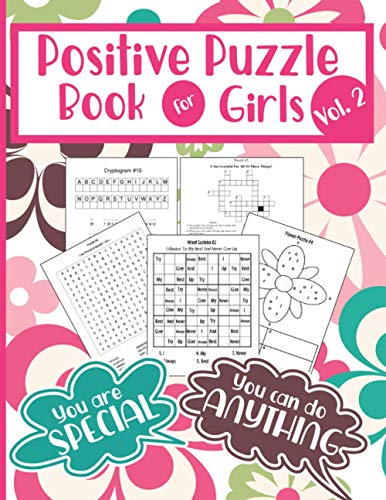 Positive Puzzle Book For Girls Vol. 2