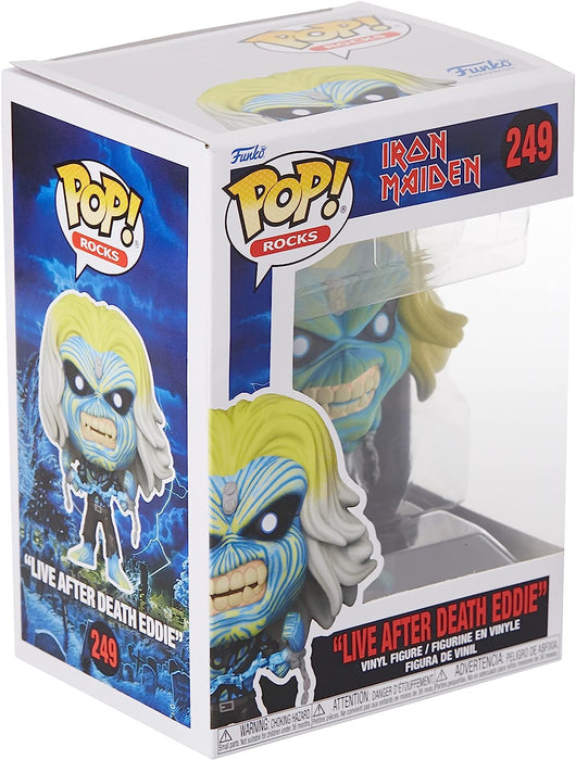 Funko POP! Rocks: Iron Maiden - Skeleton Eddie - Live After Death - Collectable Vinyl Figure - Gift Idea - Official Merchandise - Toys For Kids & Adults - Music Fans - Model Figure For Collectors