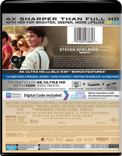 The Fabelmans (4K Ultra HD + Blu-ray + Digital)