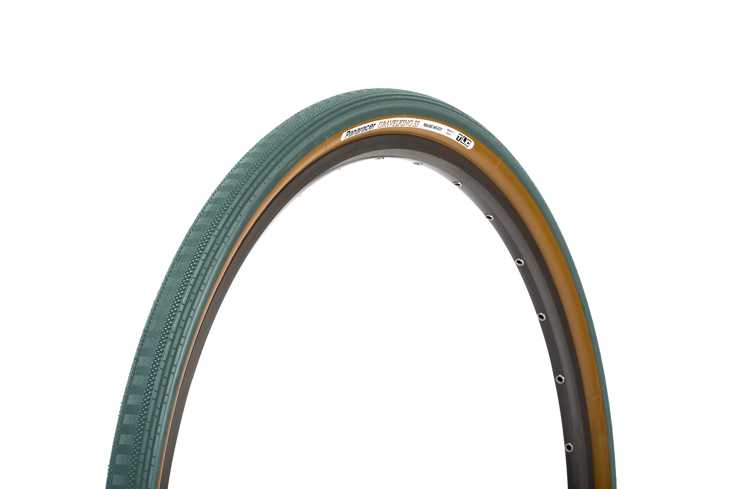 Panaracer Gravel King Semi Slick Colour Edition Tubeless Compatible Gravel Tyre Astral Blue/Brown 700 X 32c