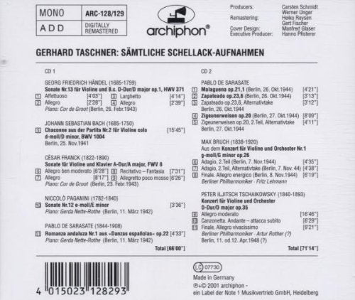 Sämtliche Schellacks/Complete