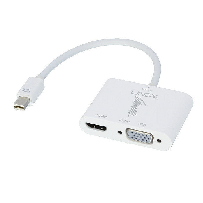 LINDY 41070 Mini-DisplayPort to 4K HDMI and VGA Converter
