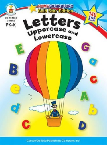 Letters: Uppercase and Lowercase, Grades Pk - K