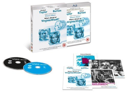 Who's Afraid of Virginia Woolf ? UK Premium Collection Blu-Ray + DVD + Digital HD + Ltd Ed Art Cards Region Free