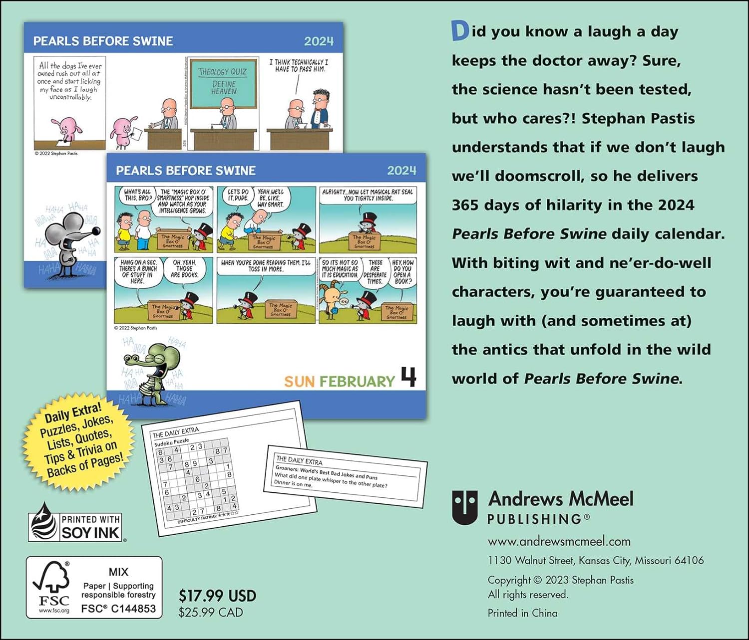 Pearls Before Swine 2024 Day-to-Day Calendar