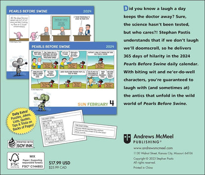 Pearls Before Swine 2024 Day-to-Day Calendar