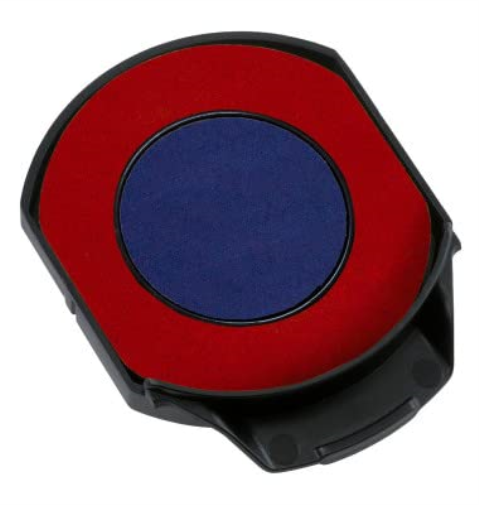 Trodat 82088 Replacement Ink Pad 6/15/2R Red/Blue