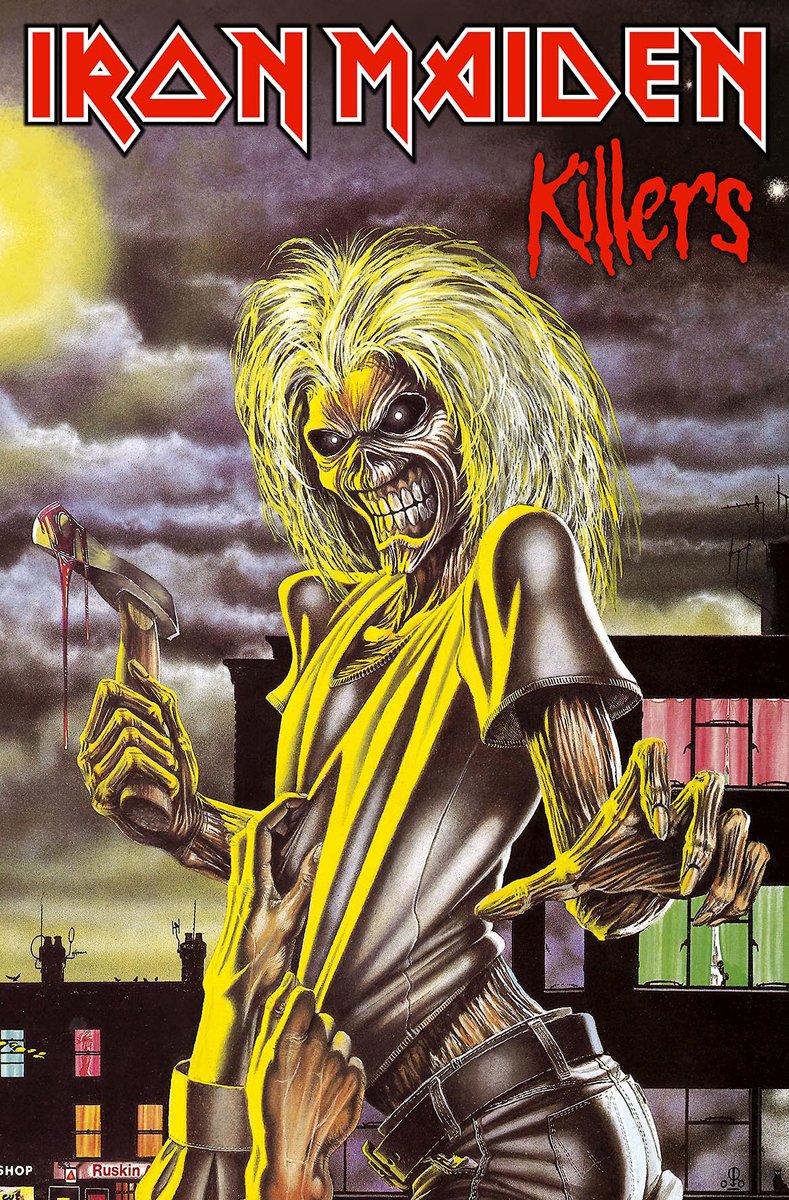 Iron Maiden Killers Black Textile Flag 66x105cm
