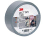 3M 1900 Value Duct Tape Silver-Grey Duct Tape for all Repairing, Labelling and Sealing Jobs, 50 mm x 50 m, 1 x Roll of Duct Tape Silver 50 mm Value Duct Tape