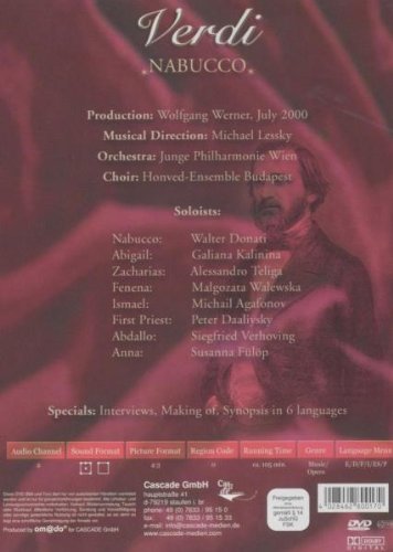 Nabucco Verdi Opera in 4 Acts, Junge Philarmonie Wien