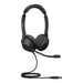Jabra Evolve2 30 Headset – Noise Cancelling Microsoft Teams Certified Stereo Headphones with 2-Microphone Call Technology – USB-A Cable – Black Stereo USB-A Microsoft Teams