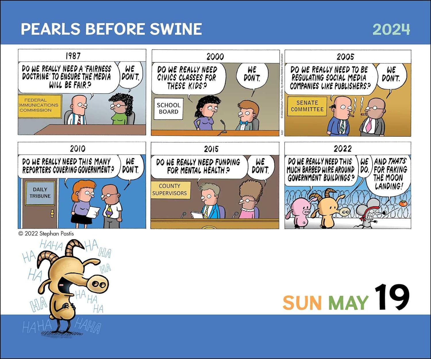 Pearls Before Swine 2024 Day-to-Day Calendar