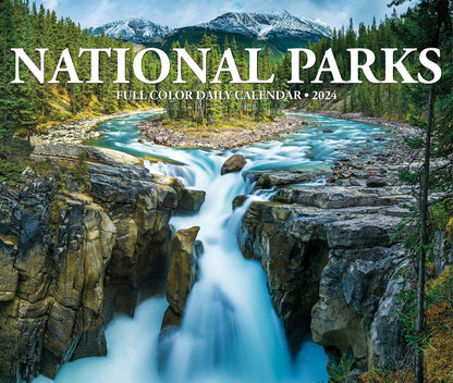 National Parks 2024 6.2 X 5.4 Box Calendar