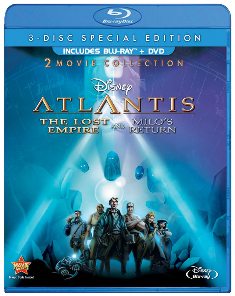 Atlantis: The Lost Empire / Atlantis: Milo's Return: Two-Movie Collection (Three Disc Blu-ray / DVD Combo)