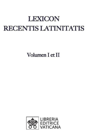 Lexicon Recentis Latinitatis