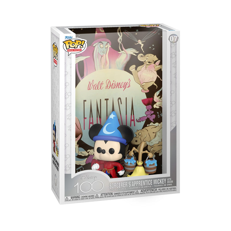 Funko Pop! Movie Poster: Disney 100 - Fantasia, Sorcerer's Apprentice Mickey with Broom