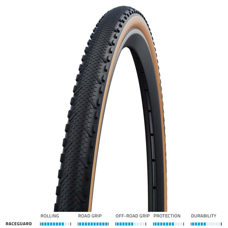 Schwalbe X-One Speed Perf Raceguard TLE 700x33 Fold Tan cycle bike tyre