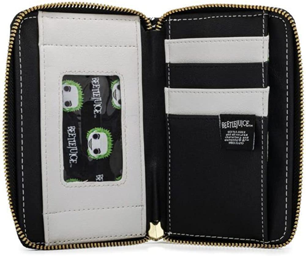 Loungefly - Loungefly Beetlejuice Aop Zip Around Denarnica