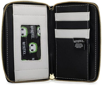 Loungefly - Loungefly Beetlejuice Aop Zip Around Denarnica