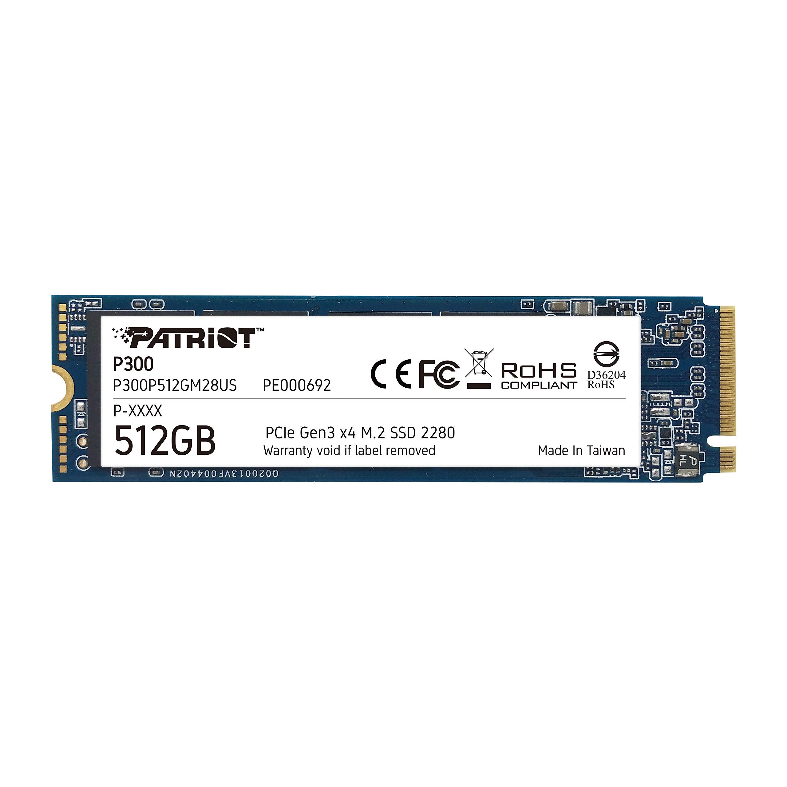 Patriot P300 M.2 PCIe Gen 3 x4 512GB Low-Power Consumption SSD