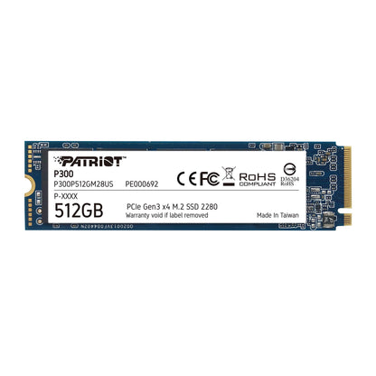 Patriot P300 M.2 PCIe Gen 3 x4 512GB Low-Power Consumption SSD