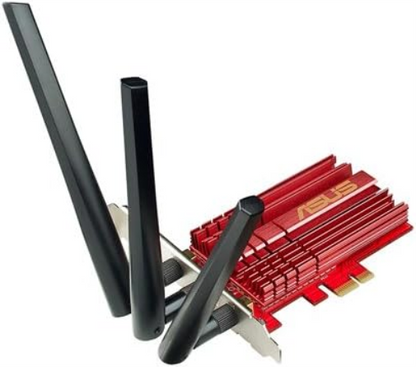 Asus PCE-AC68 Dual Band Wireless PCI Express Network Interface Card AC1900 Mbps Dual Band Dual Band