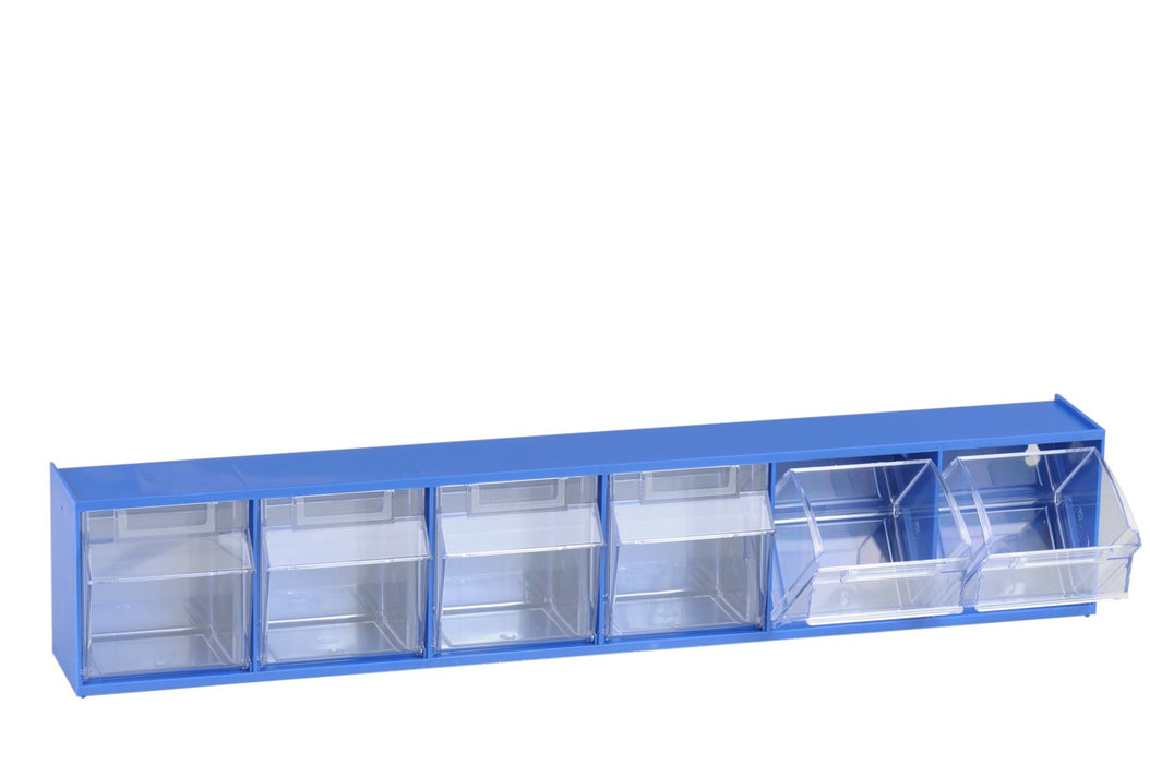 Klappkasten 6 Facher blau
